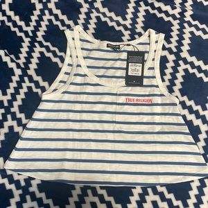 True Religion Striped Pocket Tank | BRAND NEW W TAGS | SIZE:XS
